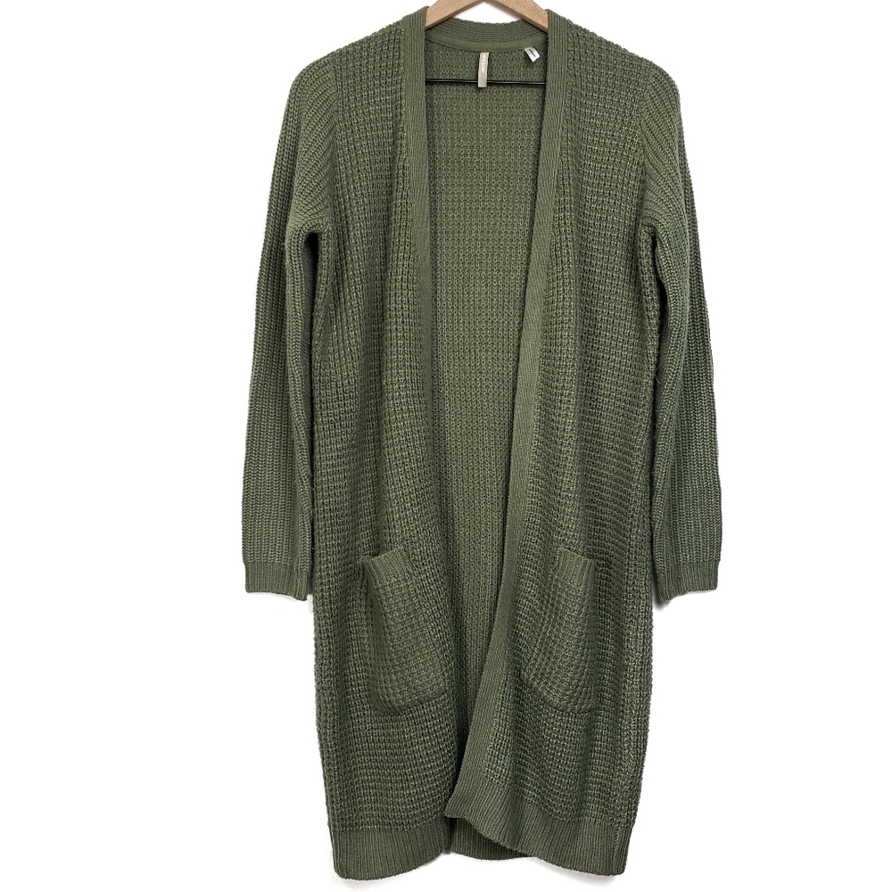 Anthology Green Knit Long Sleeve Cardigan